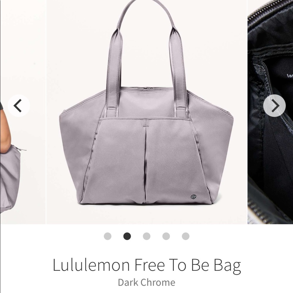 Lululemon Free to Be Duffle Bag in Dark Chrome
